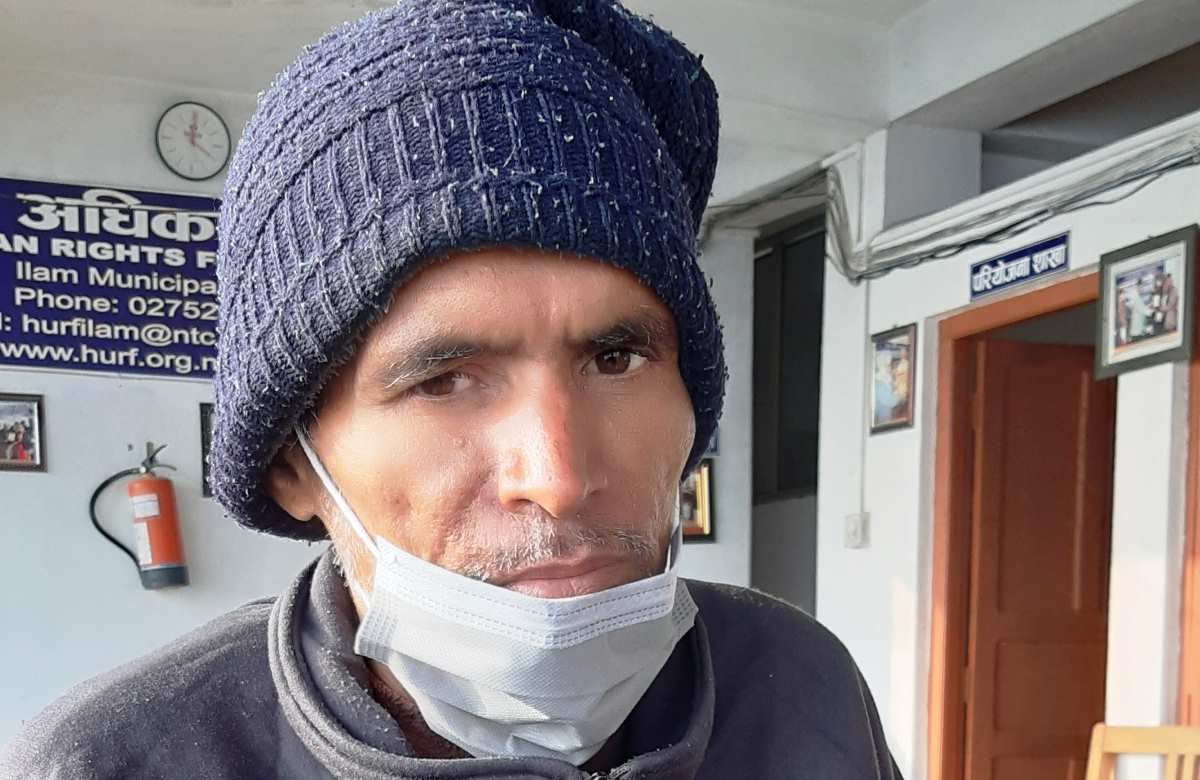 अस्पतालबाट छुट पाएपछि दुर्गाप्रसाद घर फर्किए